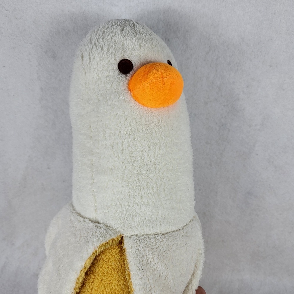 18" Banana Duck Stuffed Plush‎ Doll Pillow Unusual Funny Toy by Peach Cat